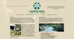 Desktop Screenshot of landscapesunlimitedin.com